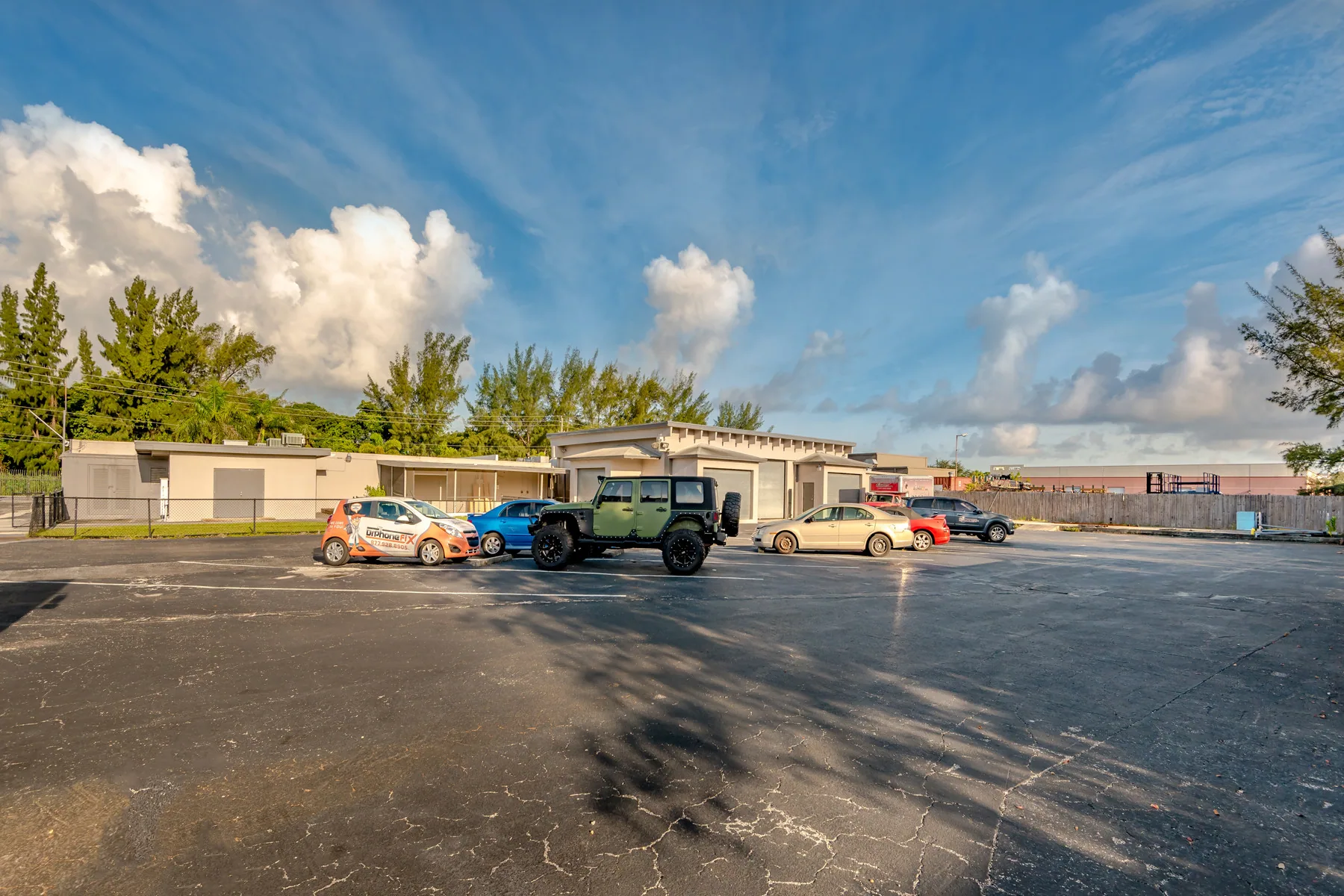 Rear parking area at 3000 SW 4th Ave